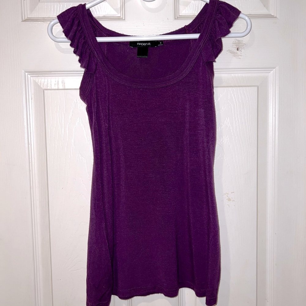 Arden B purple tank top woman’s size Small